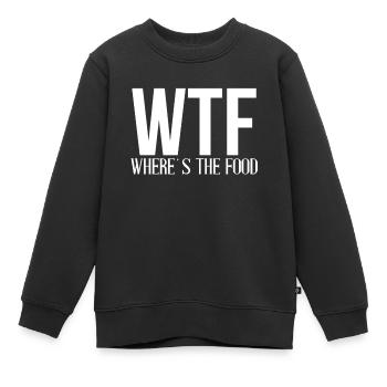Essen - Kinder Premium Organic Sweatshirt - Schwarz - Vorne - AI Model Kid Female (0cm)