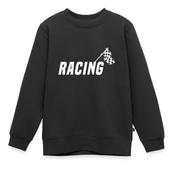 Motorsport - Kinder Premium Organic Sweatshirt - Schwarz - Vorne - AI Model Kid Female (0cm)