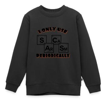 chimiste - Sweat Premium enfant bio - noir - Devant - AI Model Kid Female (0cm)