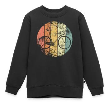 Rennrad - Kinder Premium Organic Sweatshirt - Schwarz - Vorne - AI Model Kid Female (0cm)