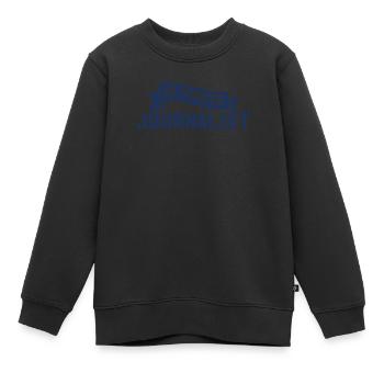 Rédacteur en chef Journaliste Journaliste Réalisateur - Sweat Premium enfant bio - noir - Devant - AI Model Kid Female (0cm)
