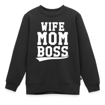 Meilleure maman - Sweat Premium enfant bio - noir - Devant - AI Model Kid Female (0cm)