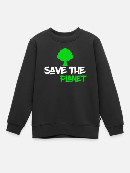 Naturschützer - Kinder Premium Organic Sweatshirt - Schwarz