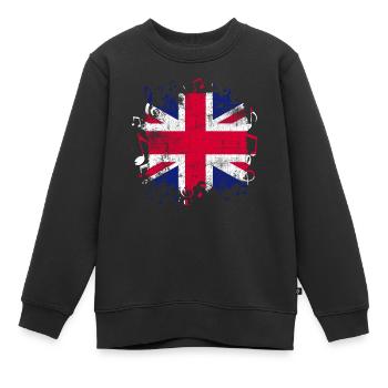 Großbritannien Musik - Kinder Premium Organic Sweatshirt - Schwarz - Vorne - AI Model Kid Female (0cm)