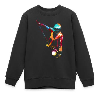 diabolo - Sweat Premium enfant bio - noir - Devant - AI Model Kid Female (0cm)