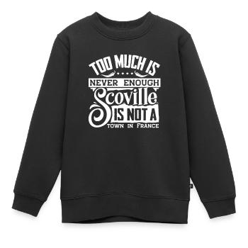 Scharf Kochen - Kinder Premium Organic Sweatshirt - Schwarz - Vorne - AI Model Kid Female (0cm)