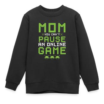 Gamers Gaming Videospiele Computers Geschenk Mom You - Kinder Premium Organic Sweatshirt - Schwarz - Vorne - AI Model Kid Female (0cm)