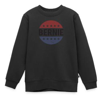 Bernie Sanders Bernie Sanders 2020 - Kids Premium Organic Sweatshirt - black - Front - AI Model Kid Female (0cm)