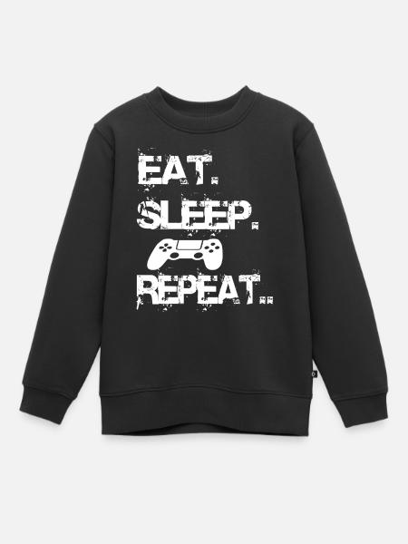 Giocatore - Sweatshirt Premium barn ekologisk - svart