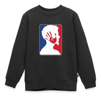 Ohrfeigen Slap Off Contest russischen Sport - Kinder Premium Organic Sweatshirt - Schwarz - Vorne - AI Model Kid Female (0cm)