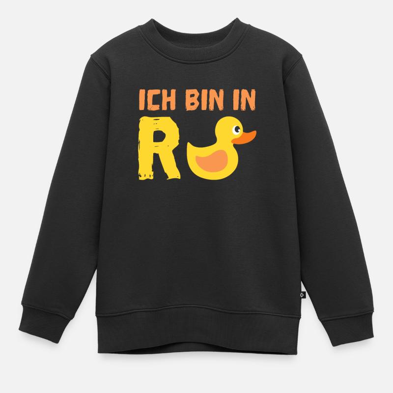 Rente - Kinder Premium Organic Sweatshirt - Schwarz