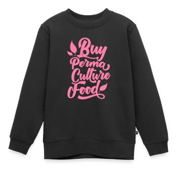 Gardener garden permaculture ecological horticulture - Kids Premium Organic Sweatshirt - black - Front - AI Model Kid Female (0cm)