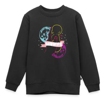sage-femme - Sweat Premium enfant bio - noir - Devant - AI Model Kid Female (0cm)