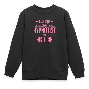 Hypnose Hypnotize Hypnotist Hypnotic Team - Sweat Premium enfant bio - noir - Devant - AI Model Kid Female (0cm)