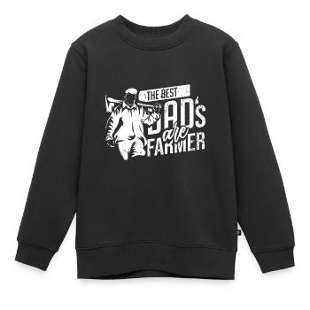 Landwirtschaft - Kinder Premium Organic Sweatshirt - Schwarz - Vorne - AI Model Kid Female (0cm)