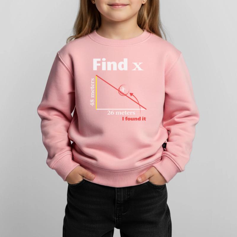 Pythagoras Triangle Mathematiker oder Mathe-Lehrer Kinder Premium Organic Sweatshirt