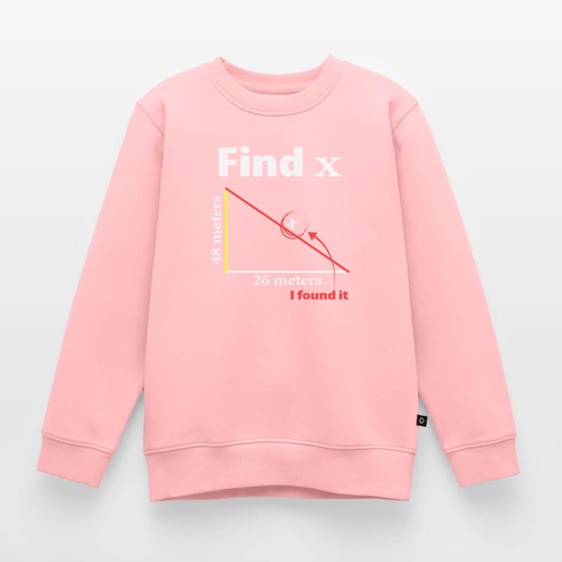 Pythagoras Triangle Mathematiker oder Mathe-Lehrer Kinder Premium Organic Sweatshirt