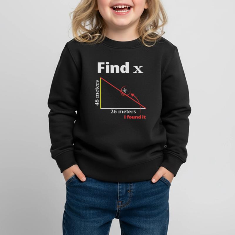 Pythagoras Triangle Mathematiker oder Mathe-Lehrer Kinder Premium Organic Sweatshirt