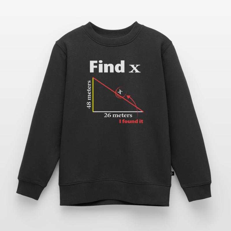Pythagoras Triangle Mathematiker oder Mathe-Lehrer Kinder Premium Organic Sweatshirt