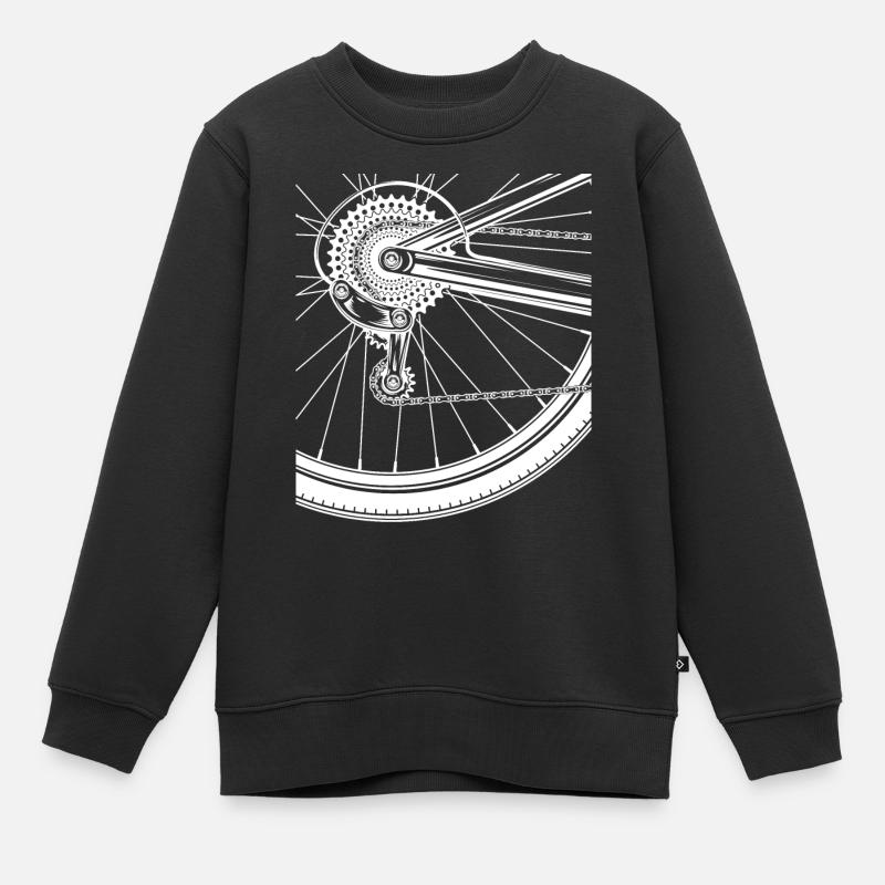 VTT - Sweat Premium enfant bio - noir