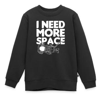 Astronaut - Kinder Premium Organic Sweatshirt - Schwarz - Vorne - AI Model Kid Female (0cm)