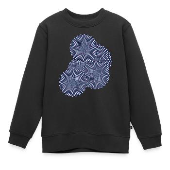 Illusion Optical Illusion T-Shirt Funny 3D - Sweat Premium enfant bio - noir - Devant - AI Model Kid Female (0cm)