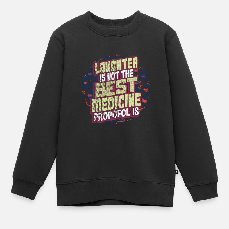 Arzt - Kinder Premium Organic Sweatshirt - Schwarz
