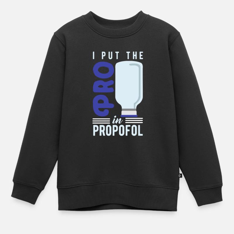 chimie - Sweat Premium enfant bio - noir