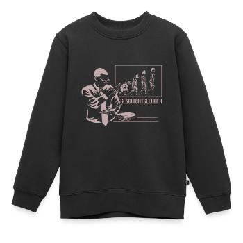Geschichtslehrer Geschichte Lehrer - Kinder Premium Organic Sweatshirt - Schwarz - Vorne - AI Model Kid Female (0cm)