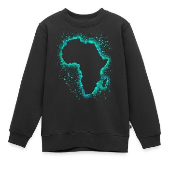 Afrique - Sweat Premium enfant bio - noir - Devant - AI Model Kid Female (0cm)