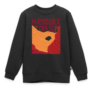 Hayduke Trail - Utah to Arizona - Sweat Premium enfant bio - noir - Devant - AI Model Kid Female (0cm)