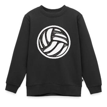 Ballsport Wasserball - Kinder Premium Organic Sweatshirt - Schwarz - Vorne - AI Model Kid Female (0cm)