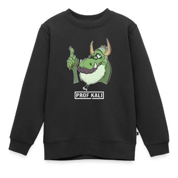 Administrateur informatique Kali Linux Tux Dragon Head - Sweat Premium enfant bio - noir - Devant - AI Model Kid Female (0cm)
