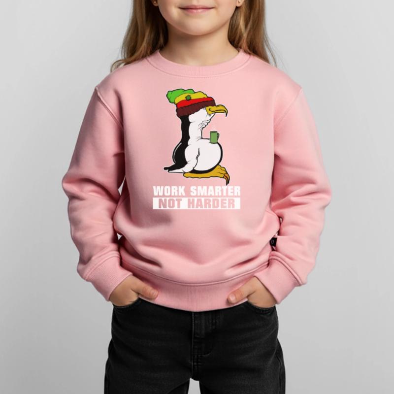 Pause café pingouin Linux Rasta Informatik PC Nerd Sweat Premium enfant bio