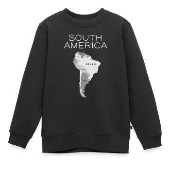 Amérique du Sud Argentine Bolivie Brésil Chili - Sweat Premium enfant bio - noir - Devant - AI Model Kid Female (0cm)