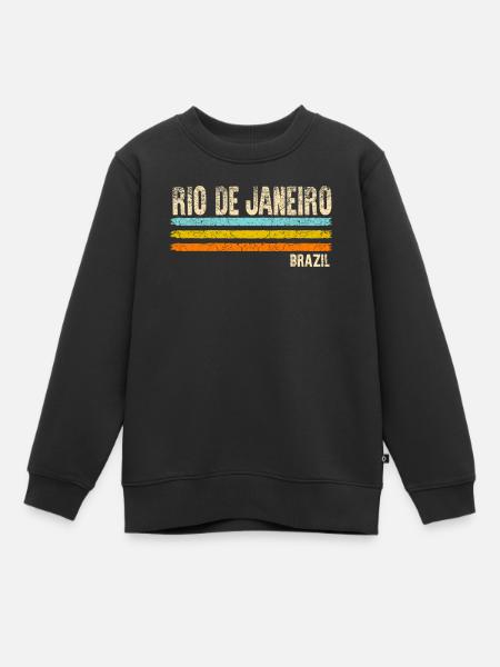 Rio de Janeiro - Sweat Premium enfant bio - noir