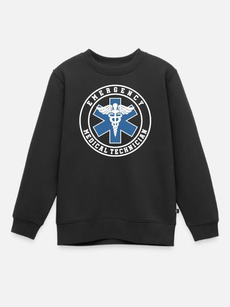 EMT Emergency medical technician - Kinder Premium Organic Sweatshirt - Schwarz