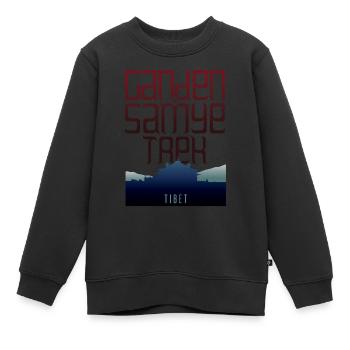 Ganden to Samye Trek - Tibet - Kinder Premium Organic Sweatshirt - Schwarz - Vorne - AI Model Kid Female (0cm)