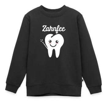 Zahnfee Zahnarzt Ärztin - Kinder Premium Organic Sweatshirt - Schwarz - Vorne - AI Model Kid Female (0cm)
