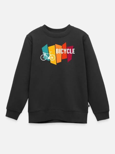 Bicycle - Kinder Premium Organic Sweatshirt - Schwarz