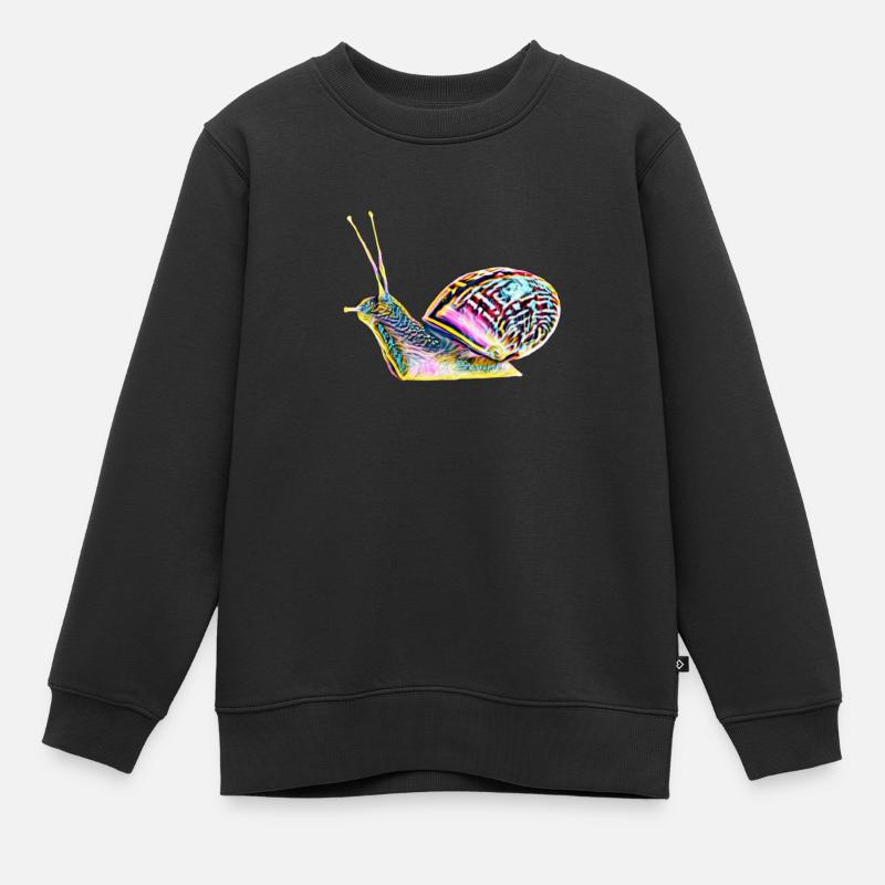 limace - Sweat Premium enfant bio - noir