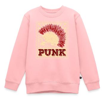 Punk Punkrock Musik Punks Anarchie Punker Geschenk - Kinder Premium Organic Sweatshirt - Rosa - Vorne - AI Model Kid Female (0cm)