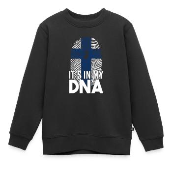 Finnland Wikinger Nation - Kinder Premium Organic Sweatshirt - Schwarz - Vorne - AI Model Kid Female (0cm)