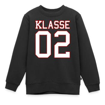 2 Klasse Schuljahr Beginn Geschenk Mädchen Jungen - Kinder Premium Organic Sweatshirt - Schwarz - Vorne - AI Model Kid Female (0cm)
