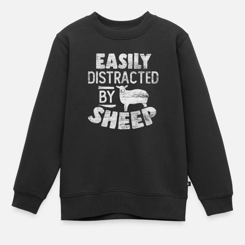 Éleveur de moutons - Sweat Premium enfant bio - noir