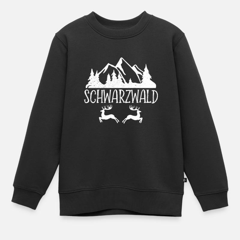 Schwarzwald Schwarzwald - Kinder Premium Organic Sweatshirt - Schwarz