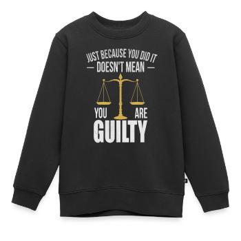 Avocat avocat avocat cadeau avocat - Sweat Premium enfant bio - noir - Devant - AI Model Kid Female (0cm)