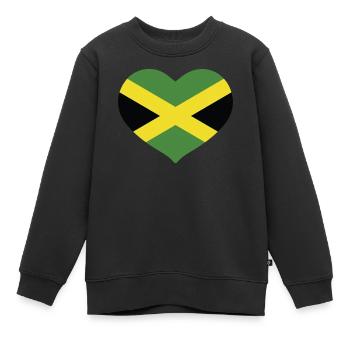 HEART JAMAICA - Kinder Premium Organic Sweatshirt - Schwarz - Vorne - AI Model Kid Female (0cm)