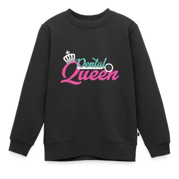 Dentiste dentiste dent dents dents cadeau dentaire - Sweat Premium enfant bio - noir - Devant - AI Model Kid Female (0cm)