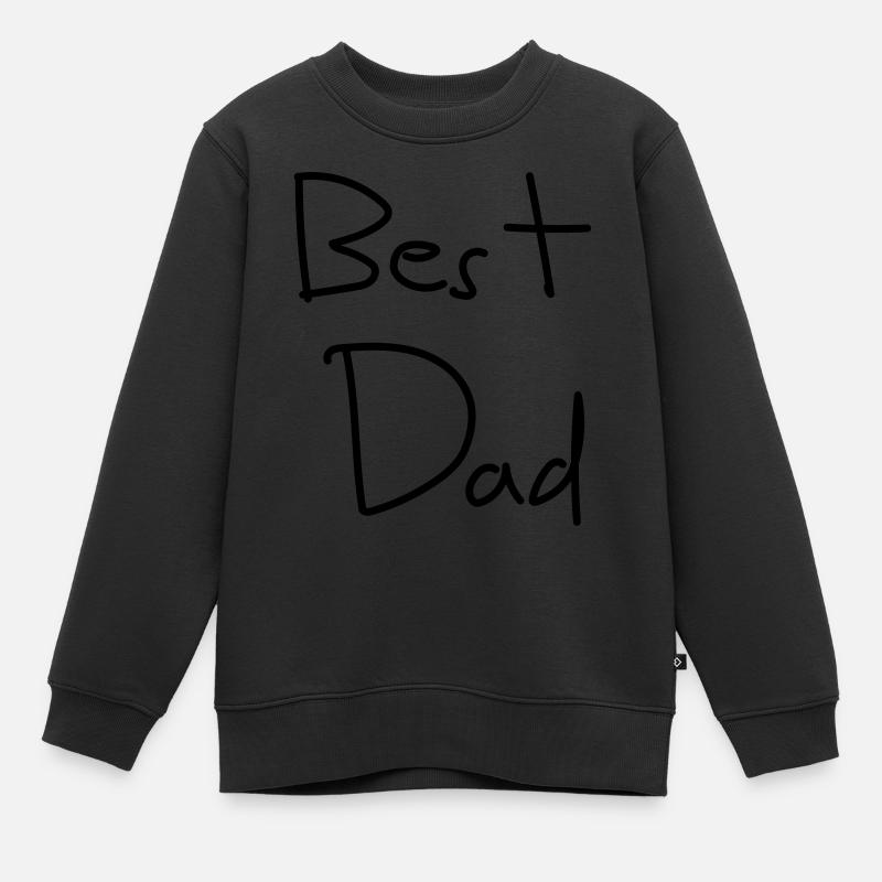 Meilleur papa - Sweat Premium enfant bio - noir